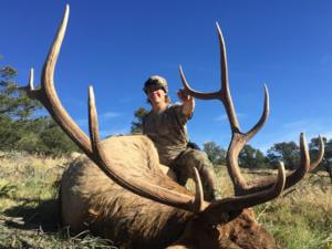 Congratulations to another one of our youth hunters, Matthew Freeman from Michigan and his guide, Anthony, for connecting on this beautiful New Mexico 6 x 6 bull elk!  
