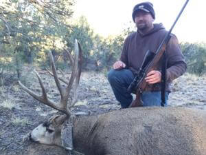 Congratulations Jess Merrithew from Nevada and guides, Andy & Drew, on a big New Mexico 10 point mule deer buck!  