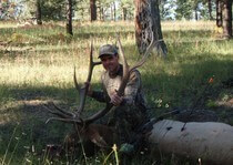 <p>New Mexico elk hunting clients with H&A Outfitters Inc.</p>